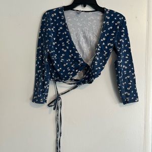 American Apparel wrap top